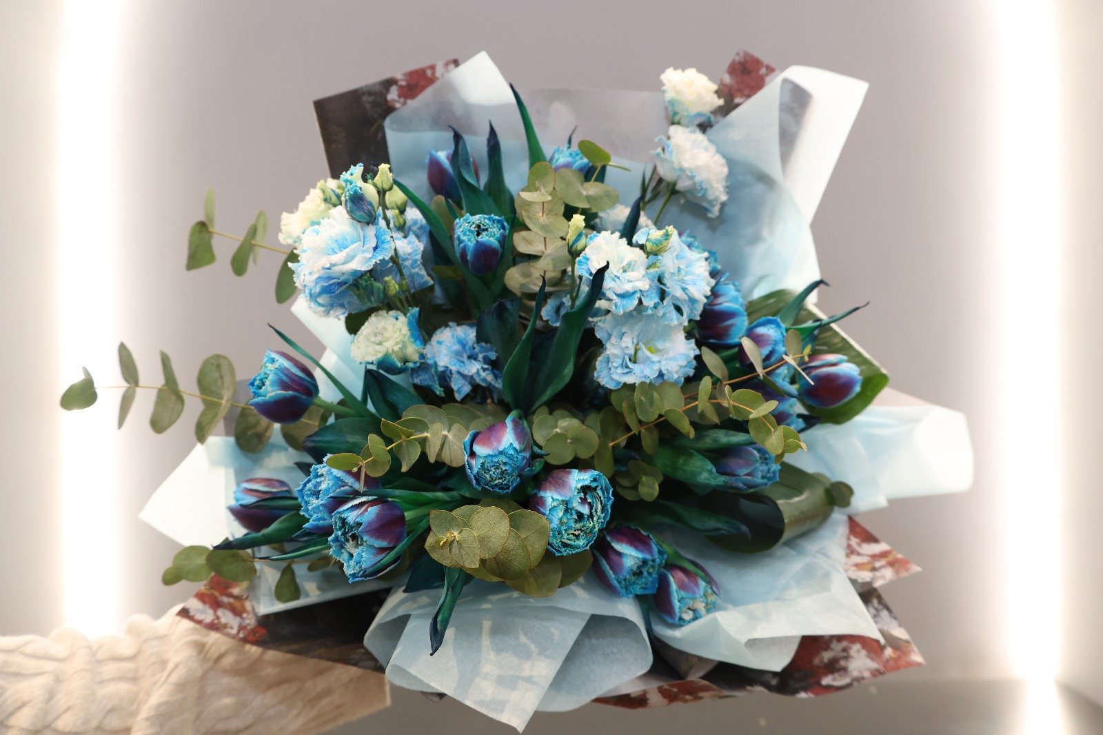 Buchet blue